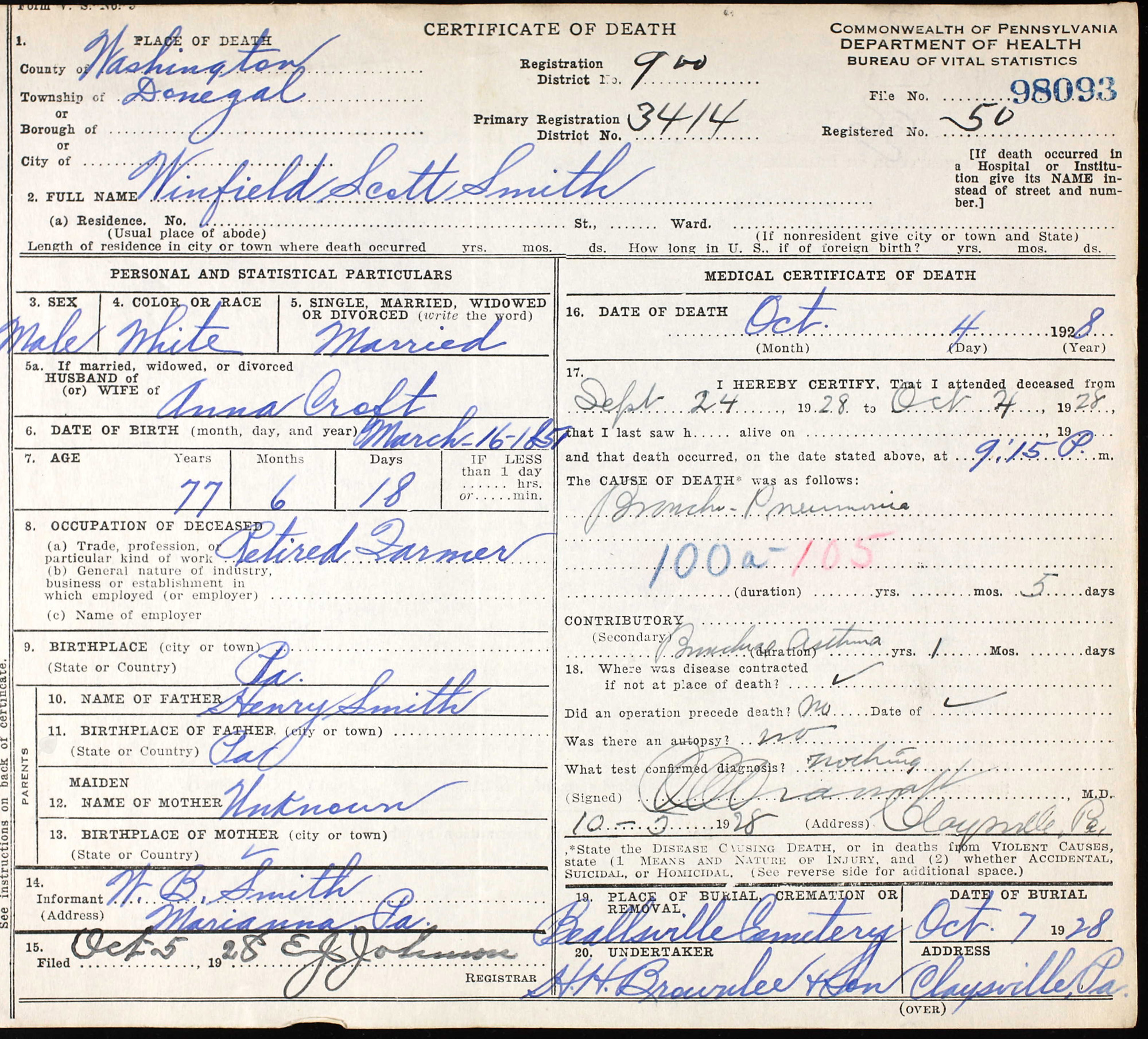 Winfield Scott Smith